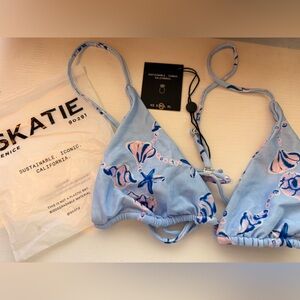 Skatie ELLA TOP - AQUAMARINE